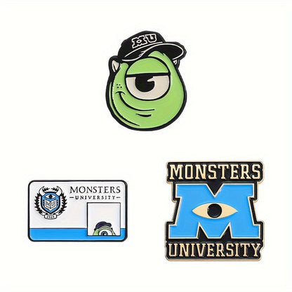 Adorable Monster-Themed Enamel Pins