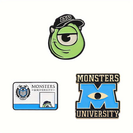 Adorable Monster-Themed Enamel Pins