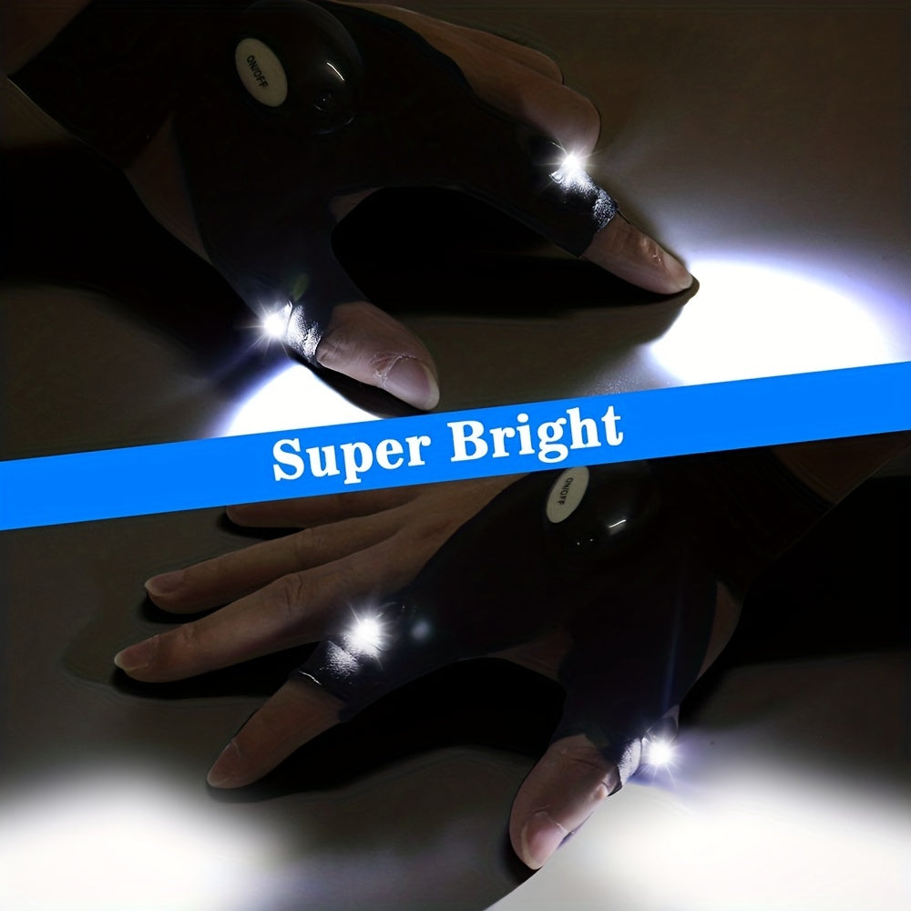 1pc LED Torch Gloves