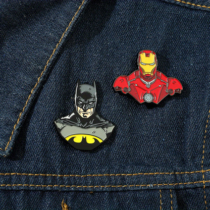 Batman / Ironman Pins