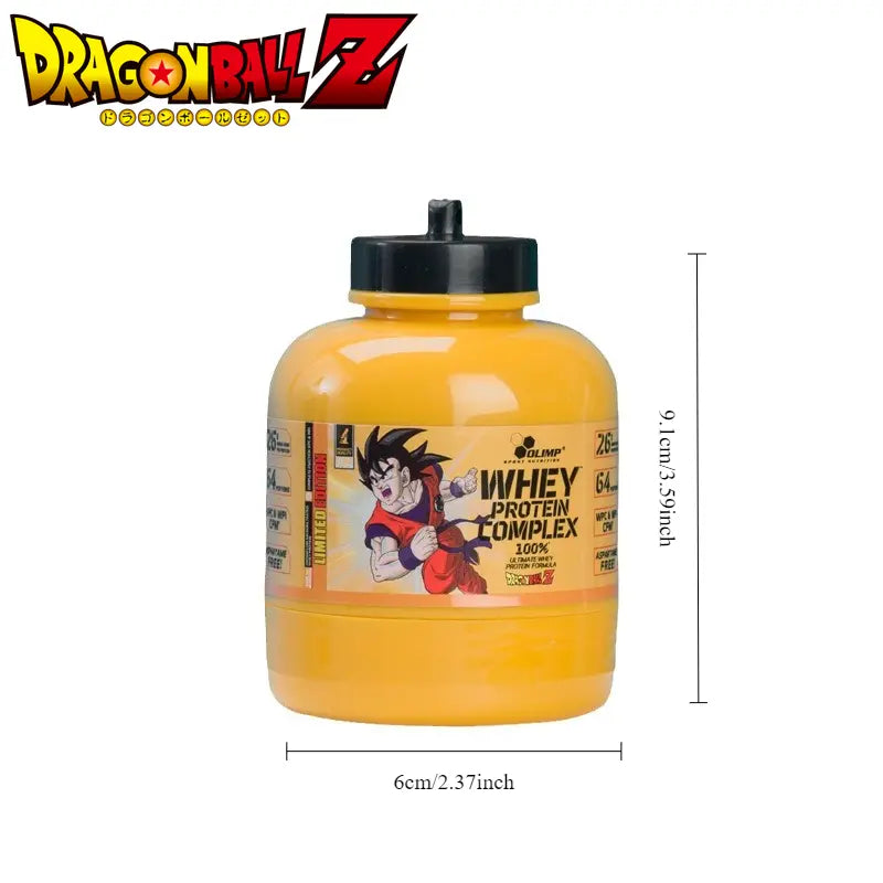 Dragon Ball Goku-Inspired Mini Protein Powder Container