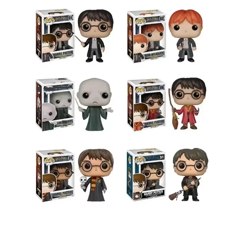 Handmade Models Harry Potter with Ghost  Funko POP Action Figures