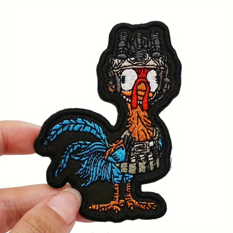 Cartoon rooster