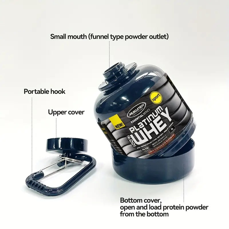 Protein Powder Container &amp; Sports Water Bottle