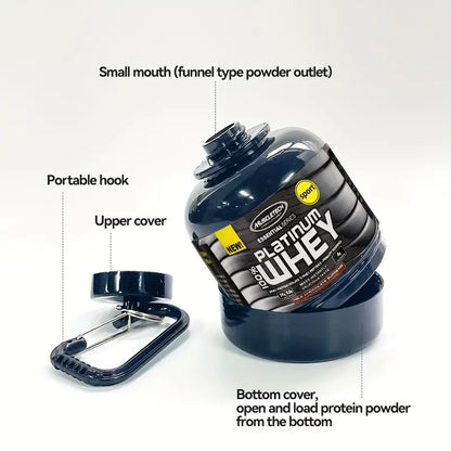 Protein Powder Container &amp; Sports Water Bottle