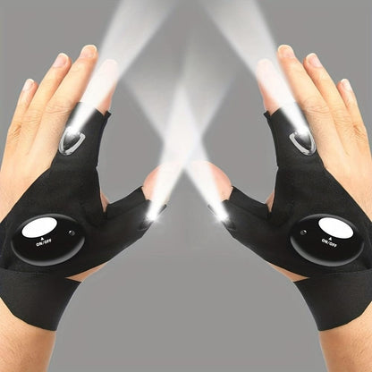 1pc LED Torch Gloves