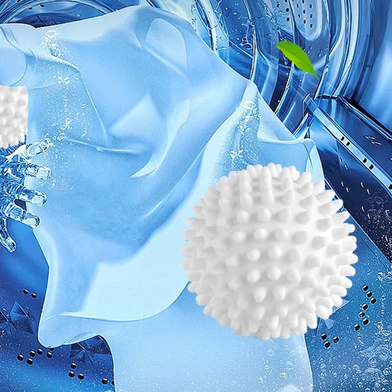 Efficient Anti-Winding Laundry Balls for Cleaner Clothes - Dyno Pixels