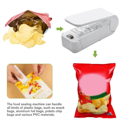 Effortless Food Bag Sealer with Adjustable Speed - Dyno Pixels