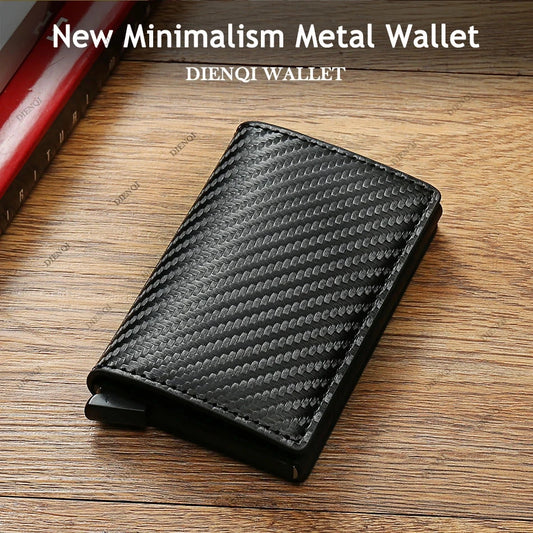 Sleek Anti-Theft RFID Metal Card Wallet - Dyno Pixels