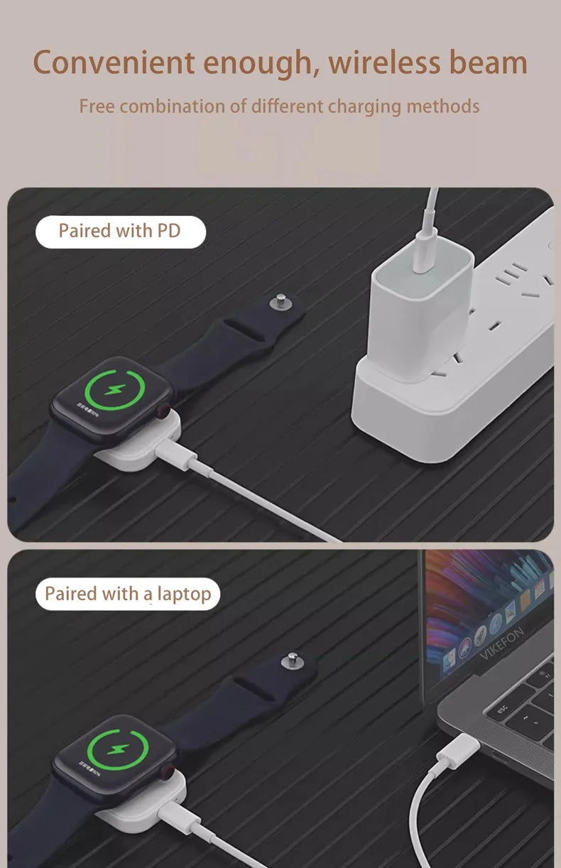 Portable Wireless Charger for Apple Watch - Dyno Pixels