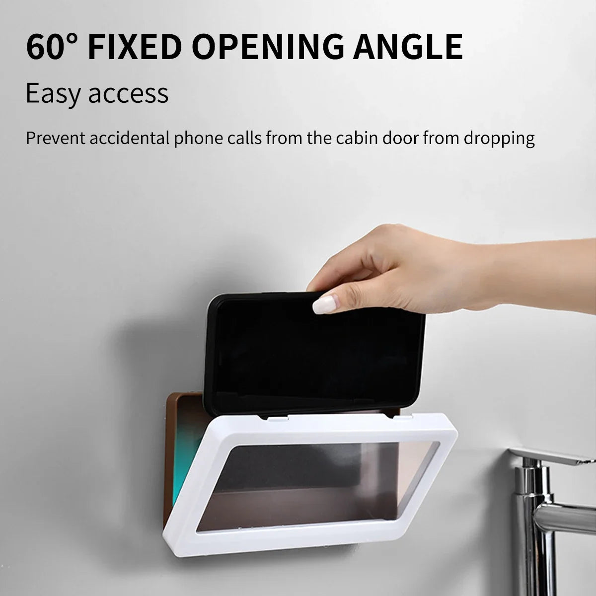 Universal Waterproof Fixed Wall Phone Holder