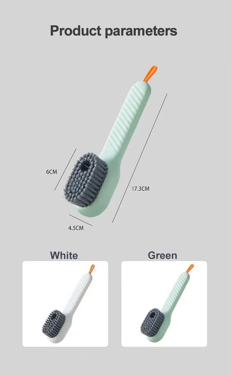 Automatic Liquid Discharge Cleaning Brush with Soft Bristles - Dyno Pixels