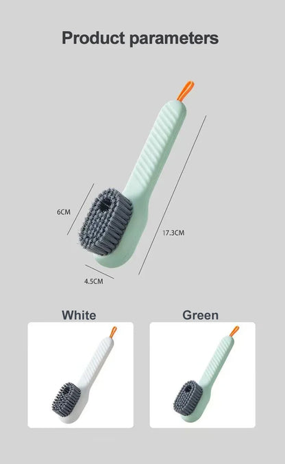 Automatic Liquid Discharge Cleaning Brush with Soft Bristles - Dyno Pixels