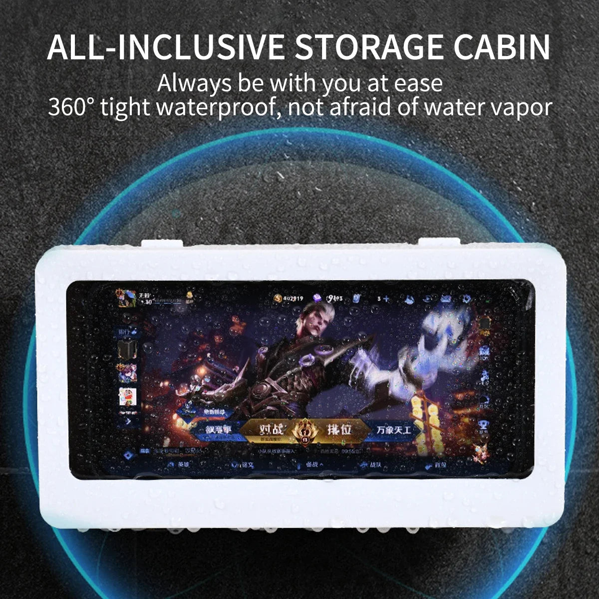 Universal Waterproof Rotation Wall Phone Holder