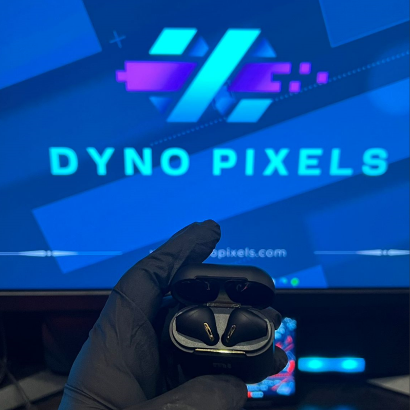 Waterproof Sport Wireless Earbuds with Noise Cancellation and Touch Control - Dyno Pixels