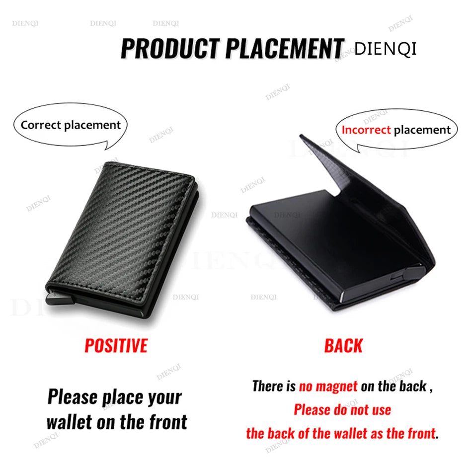 Sleek Anti-Theft RFID Metal Card Wallet - Dyno Pixels