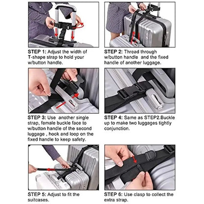 Adjustable Travel Luggage Straps for Secure Packing - Dyno Pixels