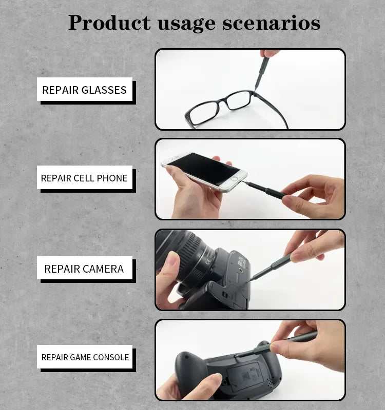 8-in-1 Precision Screwdriver Repair Kit - Dyno Pixels