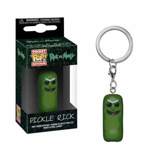 سلسلة مفاتيح جيب من PoP Pickle Rick Space Suit Rick