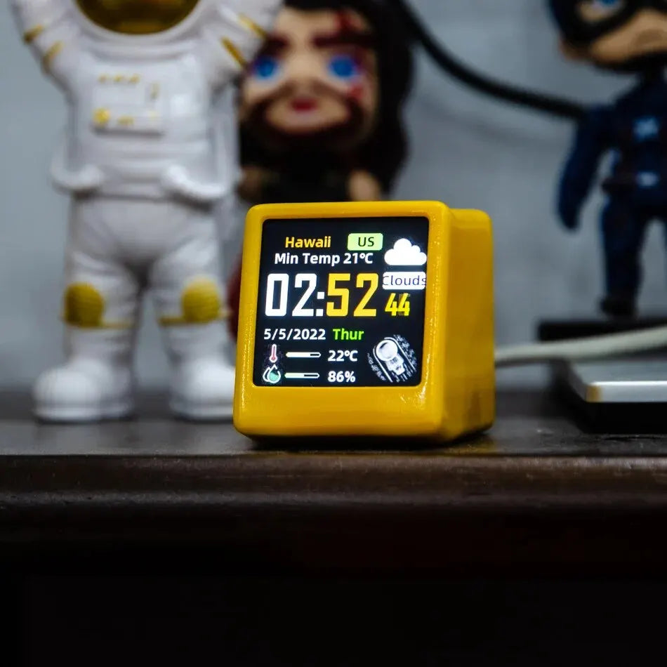 Compact Smart WiFi Weather Station with Digital Display - Dyno Pixels