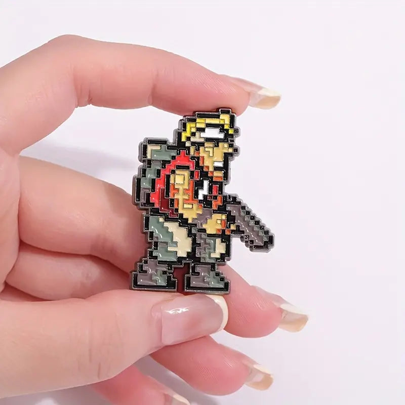 Minimalist Cute Anime Pin.