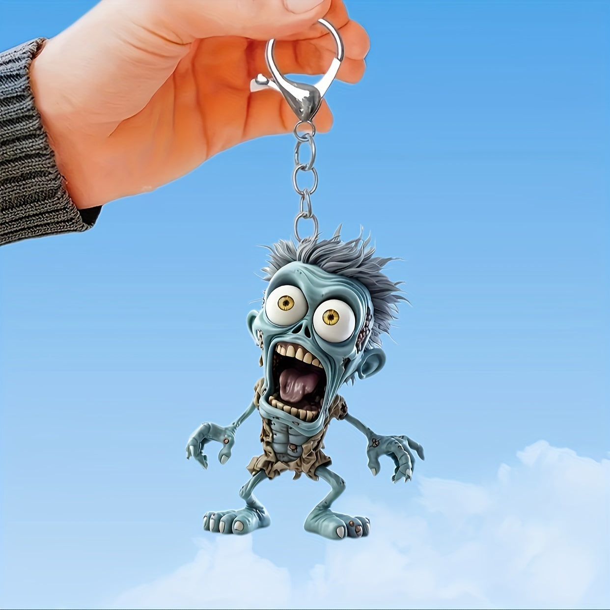 Zombie Acrylic Keychain