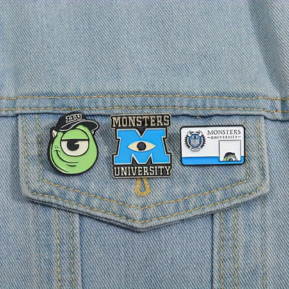 Adorable Monster-Themed Enamel Pins