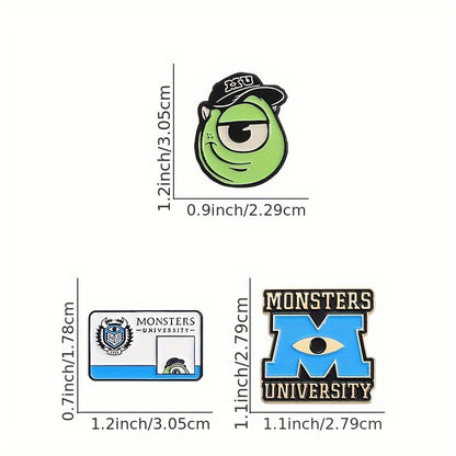 Adorable Monster-Themed Enamel Pins